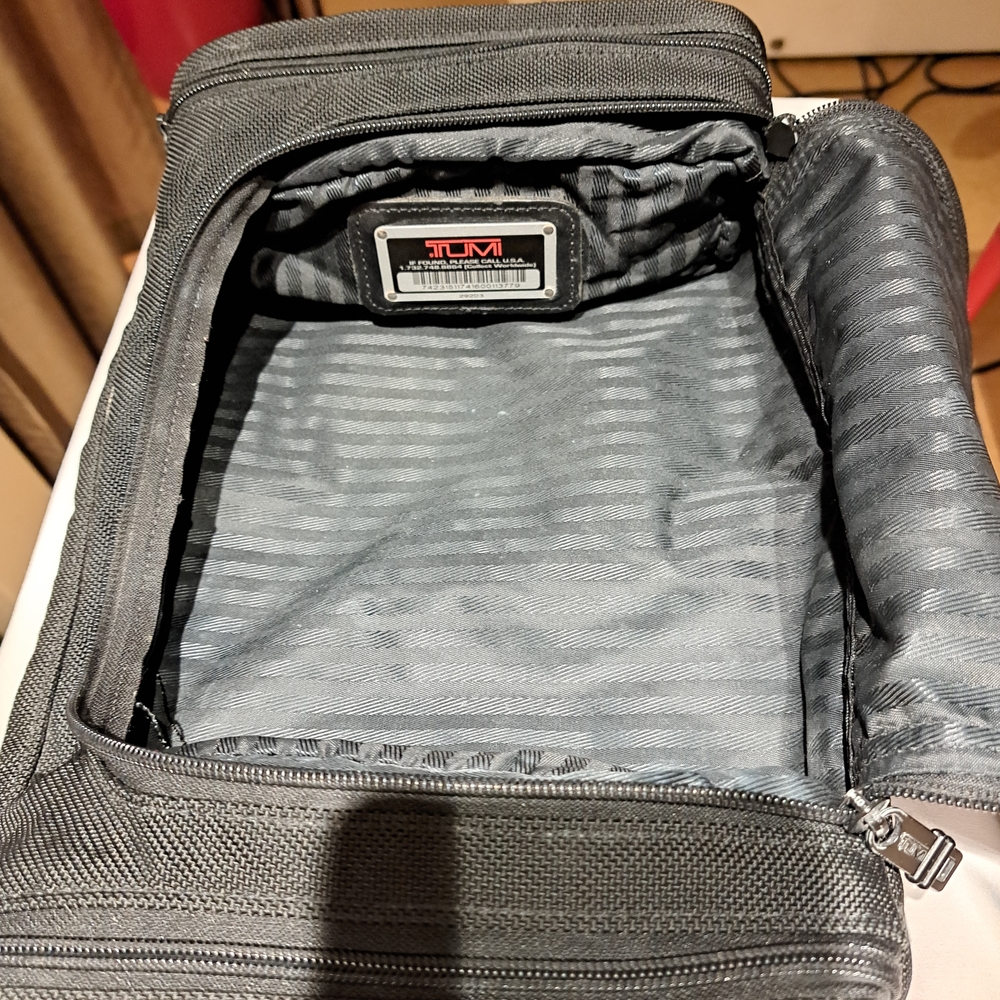 Tumi Charcoal Toiletry Bag for Men